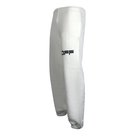 Off-White Airport Tape Logo White Sweatpants