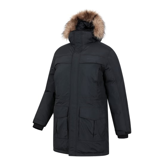 Mountain Warehouse Herren Antarctic Extreme wasserdichte Daunenjacke (Holzkohle) - Image 4