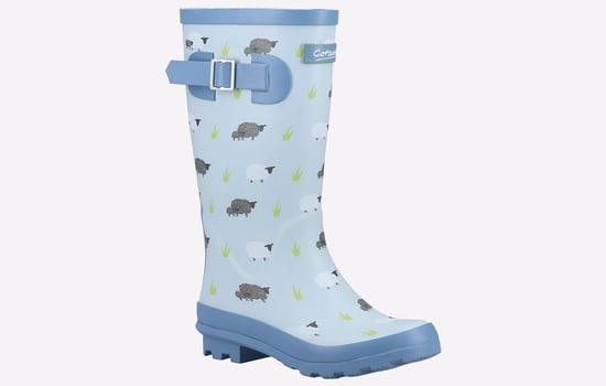 Cotswold Farmyard Memory Foam Gummistiefel Junior - Image 2
