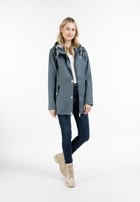 ICEBOUND Regenjacke Damen Blaugrau - Image 1