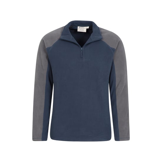 Mountain Warehouse Herren Ashbourne II Half Zip Fleece Top (dunkelblau) - Image 3