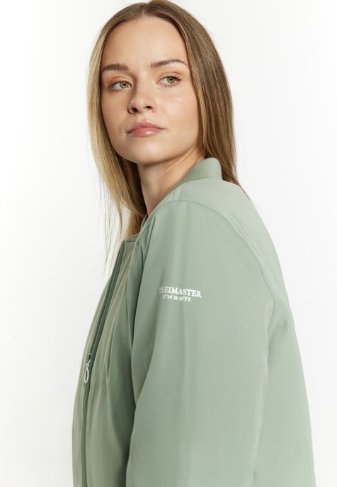 Dreimaster Wattierte Blousonjacke Damen Minze - Image 5