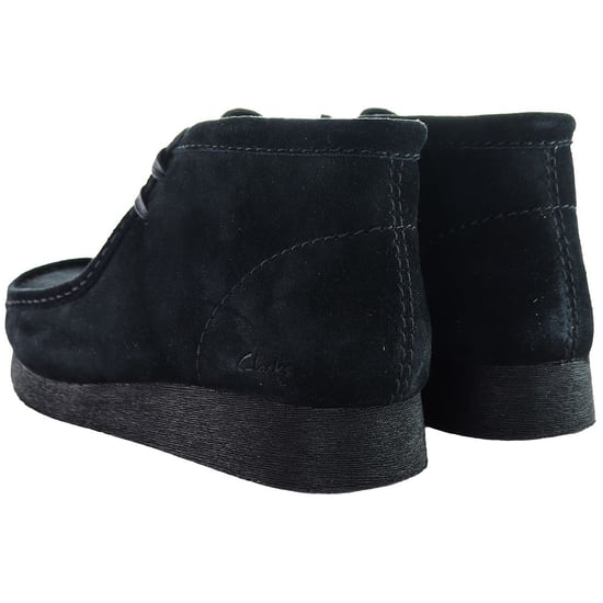 Clarks Originals Wallabee Damen schwarze Stiefel - Image 3