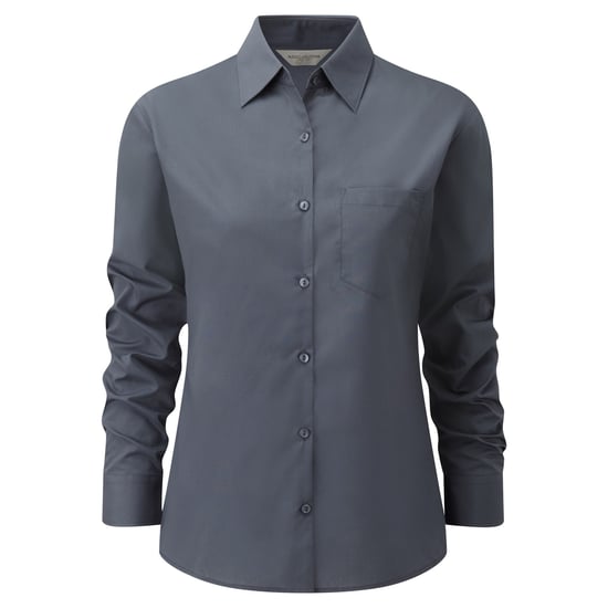 Russell Collection - Bluse - Damen (Grau Konvoi) - Image 2