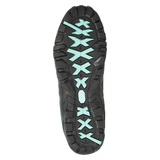 Mountain Warehouse Womens/Ladies Outdoor II Suede Walking Shoes (Dark Grey/Petrol)