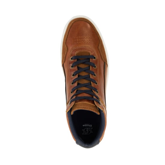 Dune Mens Sydnies - Contrast Perforated High Top Trainers - Image 4