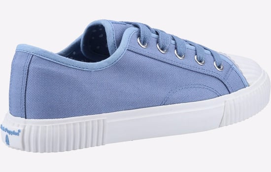 Hush Puppies Brooke Stoff Damen Sneaker In Blau - Image 3
