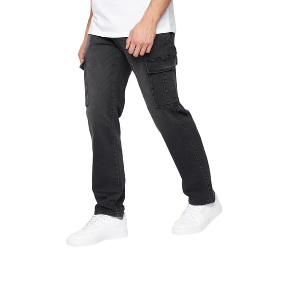 Crosshatch - "Kremtap" Cargo-Jeans für Herren (Schwärze) - Image 2