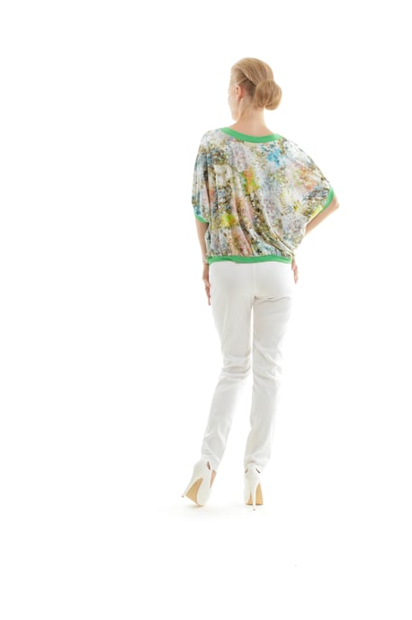 Top mit bauschigem Blumendruck - Image 4
