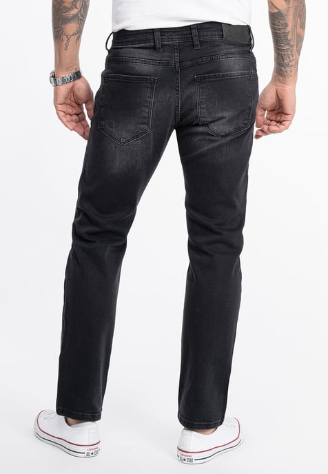 Rock Creek Jeans Straight Leg Schwarz - Image 3