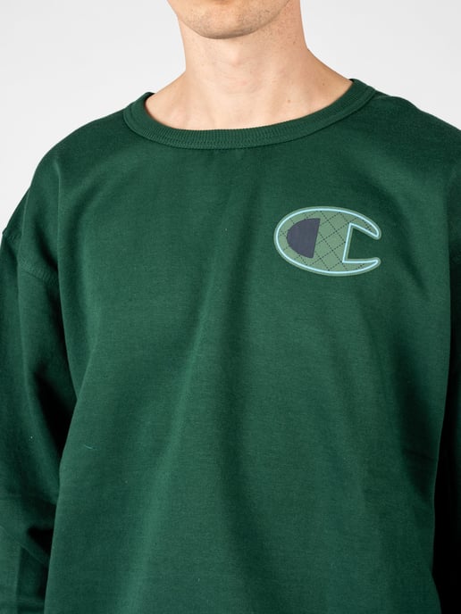 Champion Sweatshirt C-Neck Men's Green