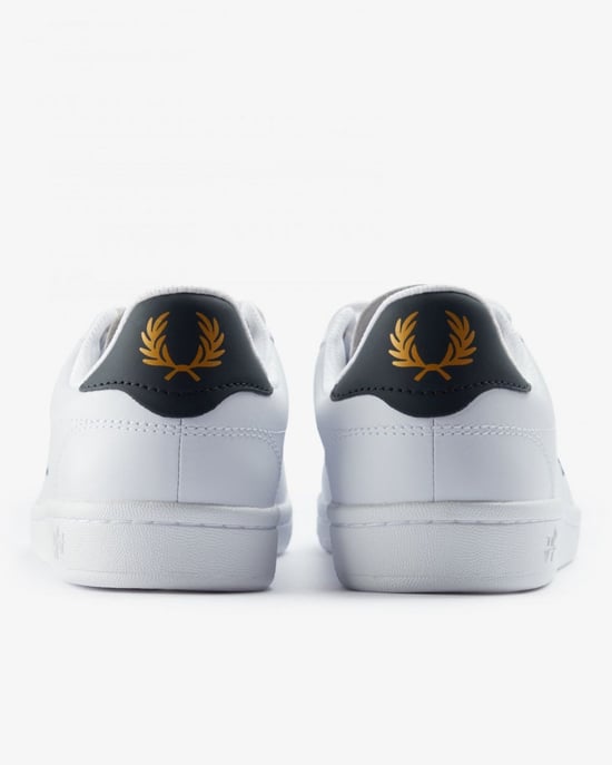 Fred Perry Cupsole Leder Herren Weiße Sneakers - Image 3