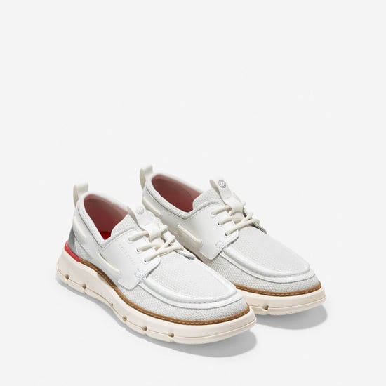 Cole Haan 4.ZeroGrand Regatta Nylon Herren Blanc de Blanc Bootsschuhe - Image 1