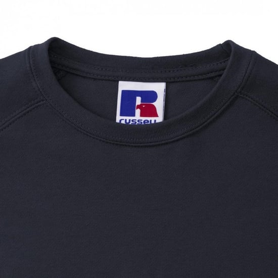 Russell Herren Rundhalsausschnitt Set In Sweatshirt Top (Schwarz) - Image 5