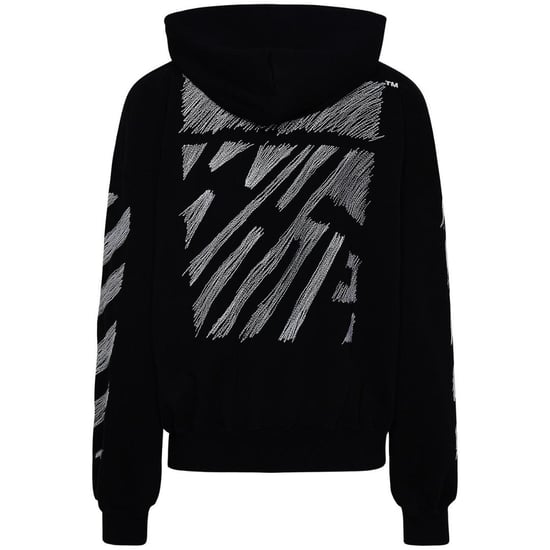 Off-White Scribble Diag Boxy Hoodie schwarz in Übergröße - Image 2