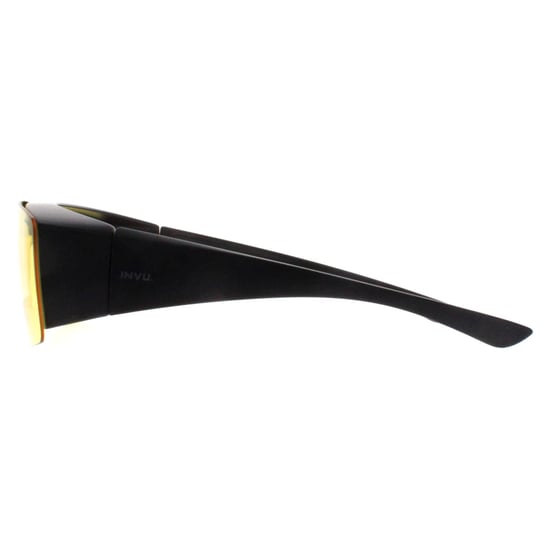 INVU Rectangle Unisex Matte Black High Yellow E2700