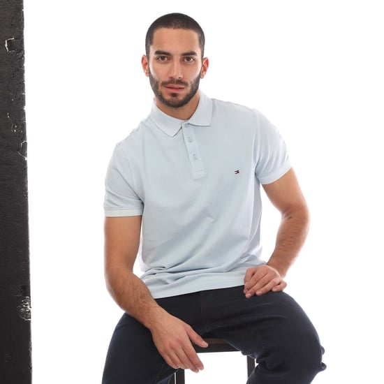 Men's Tommy Hilfiger Garment Dye Regular-Fit Polo Shirt in Blue