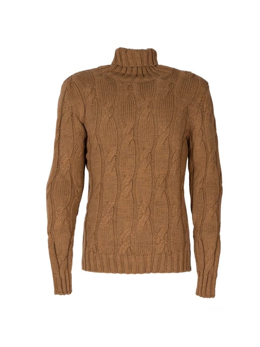 Xagon Man Pullover Turtleneck Herren beige - Image 1