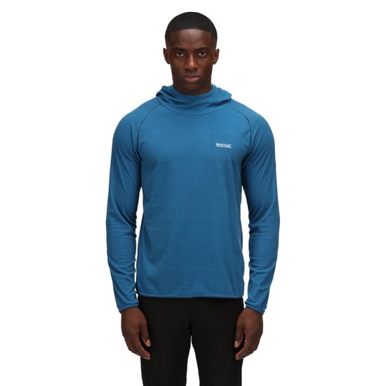 Regatta - "Montes" Kapuzenpullover Leicht für Herren (Königsblau/Dunkel-Jeansblau) - Image 4