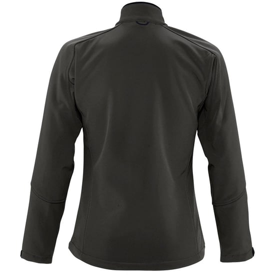 SOLS Womens/Ladies Roxy Soft Shell Jacket (atmungsaktiv, winddicht und wasserabweisend) (Charcoal) - Image 2