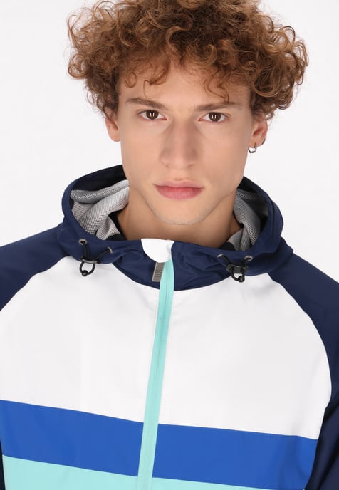 Mo Anorak Herren Türkis Colorblock - Image 5