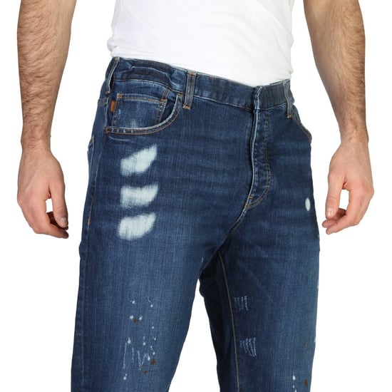 Emporio Armani Homme Pantalon Boyfriend Longueur de la cheville  Bleu - Image 3