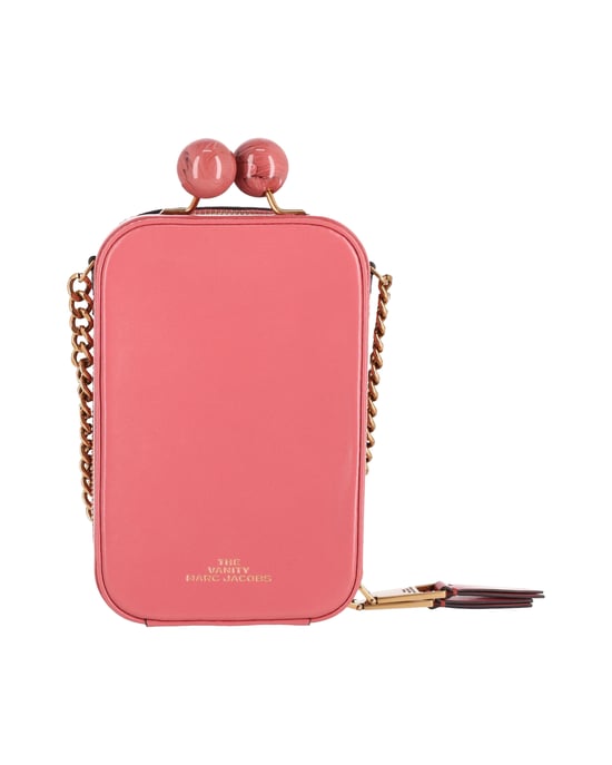 Marc Jacobs The Vanity Umhängetasche aus pinkfarbenem Leder - Image 1