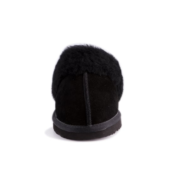 Aus Wooli "Sydney" Australia Sheepskin Wool Slippers, Black