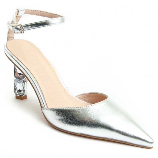 Montevita Absatzschuh Festshoe10 in Silber - Image 3