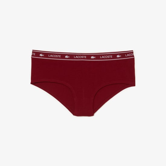 Men's Lacoste Underwear Shorty in Burgundy - Image 1