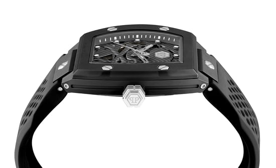 Philipp Plein The Skeleton Ecoceramic Schwarz Herren Armbanduhr PWVBA0423 - Image 2