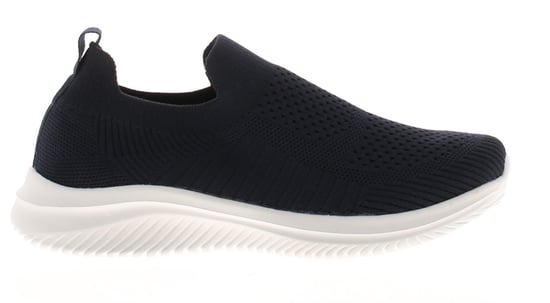 Focus Womens Knitted Trainers Annika Slip On navy
