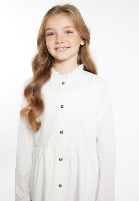 Dreimaster Kleid Mädchen (Kids) weiss - Image 3