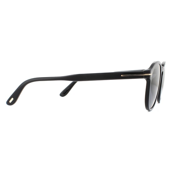 Tom Ford Sunglasses Dante FT0834 01A Shiny Black Grey Smoke