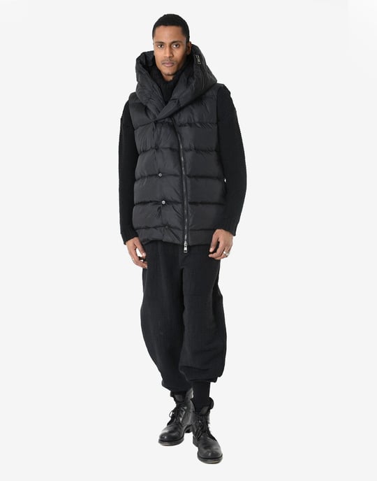 La Haine Inside Us Weste Down Vest Unisex Damen schwarz - Image 4