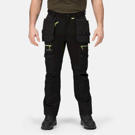 Regatta Herren Infiltrate Softshell Stretch Arbeitshose (Schwarz) - Image 5