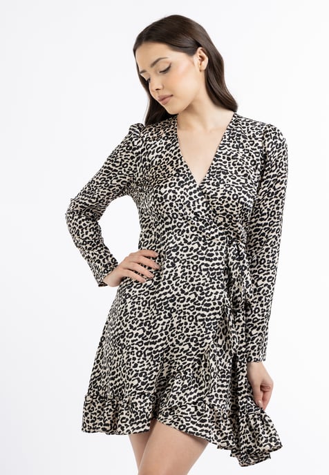 faina wrap dress dulcey