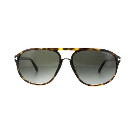 Tom Ford Sonnenbrille 0447 Jacob 52B Dunkel Havanna Rauch Grau Gradient - Image 1