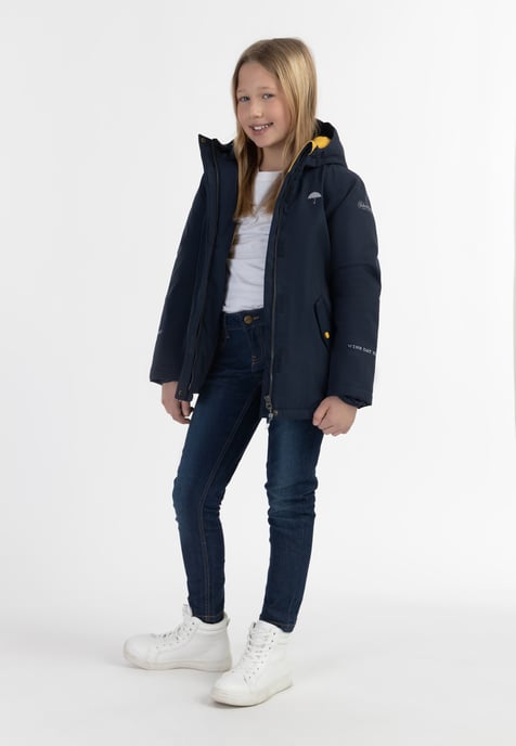 Schmuddelwedda Winterjacke Mädels Marine - Image 2