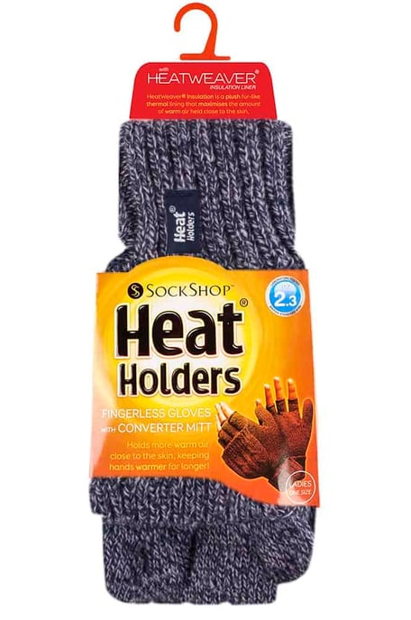 Women's Thermal Converter Fingerless Cable Knit 2.3 tog Handschuhe - Image 2