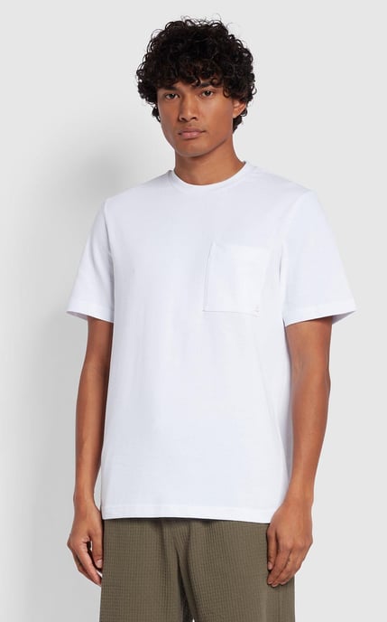 Stacy Pocket T-Shirt Weiß - Image 1