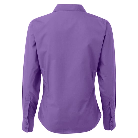 Premier - Bluse für Damen Langärmlig (Kräftiges Violett) - Image 2