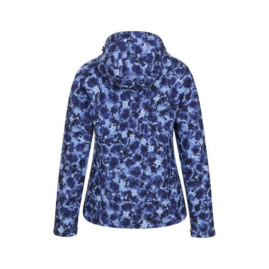 Mountain Warehouse Womens/Ladies Exodus Floral Soft Shell Jacke (Navy/Hellblau) - Image 2