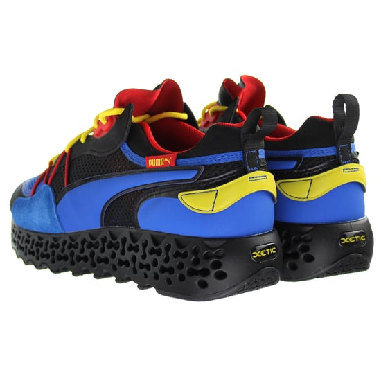 PUMA Calibrate Restored Lace Up Yellow Multicolor Mens Trainers