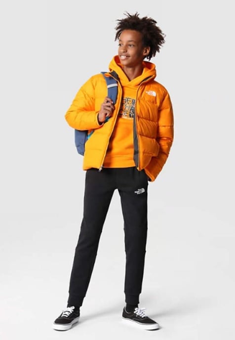 The North Face Kinder Drew Peak Overhead Hoodie in Orange - Image 4