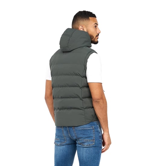 Crosshatch - "Kampleys" Weste für Herren (Tiefes Olivgrün) - Image 2