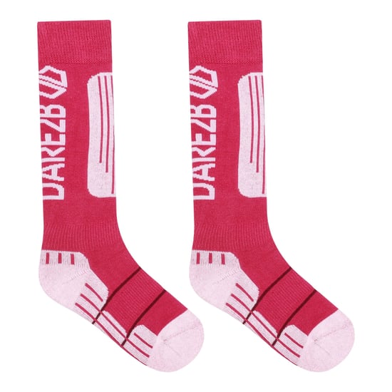 Dare 2B Childrens/Kids Technical Ski Socks (Berry Pink/Crystal Rose)