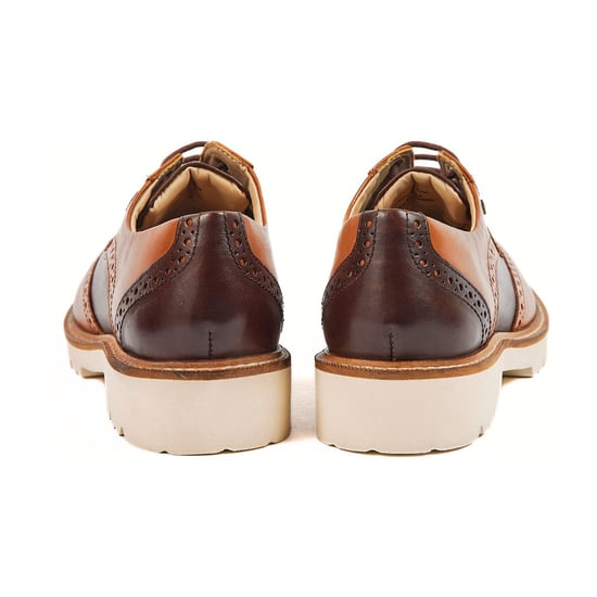 Pod Kortney Leder Women's Tan Multi Brogues Schuhe - Image 2