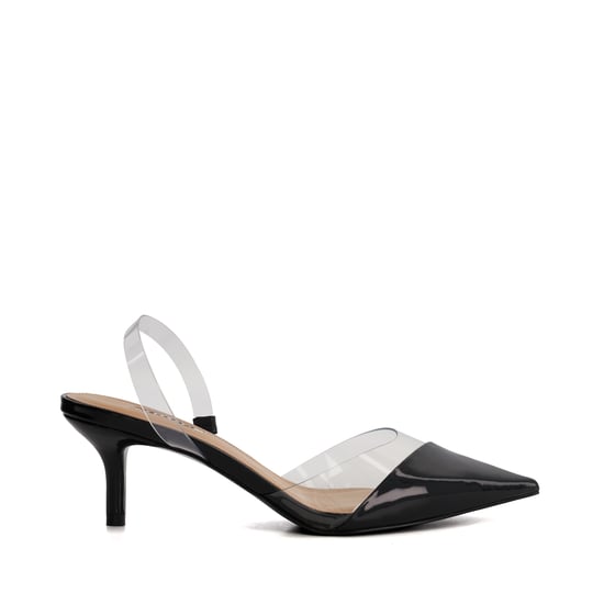 Dune Ladies Concert - Vinyl Heeled Slingback Courts
