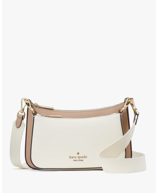 Duet Colorblock Saffiano Leather Small Crossbody
